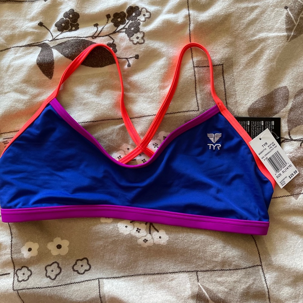 TYR workout bikini top